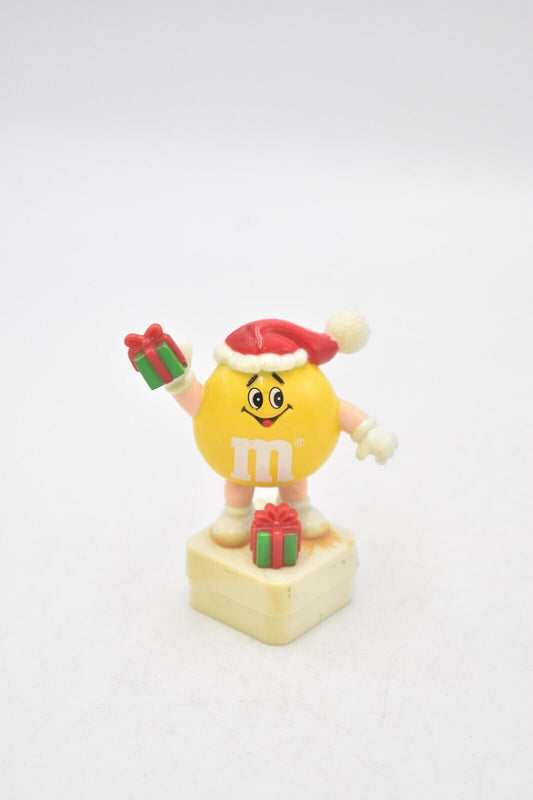 M&M's Yellow Character Christmas Present Cake Topper 1993