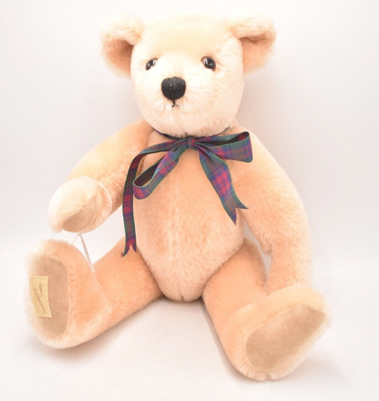 Deans Rag Book Co Peach Teddy Bear Limited Edition Retired