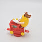 M&M's Yellow Character Reindeer on a Christmas Train Cake Topper 2005