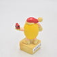 M&M's Yellow Peanut Character Christmas Train Cake Topper 1993