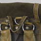 Vintage 1970s German Army Bundeswehr Rucksack – Leather & Canvas – 1974 Dated