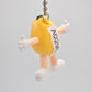 M&M's Yellow Character Rubber Keyring