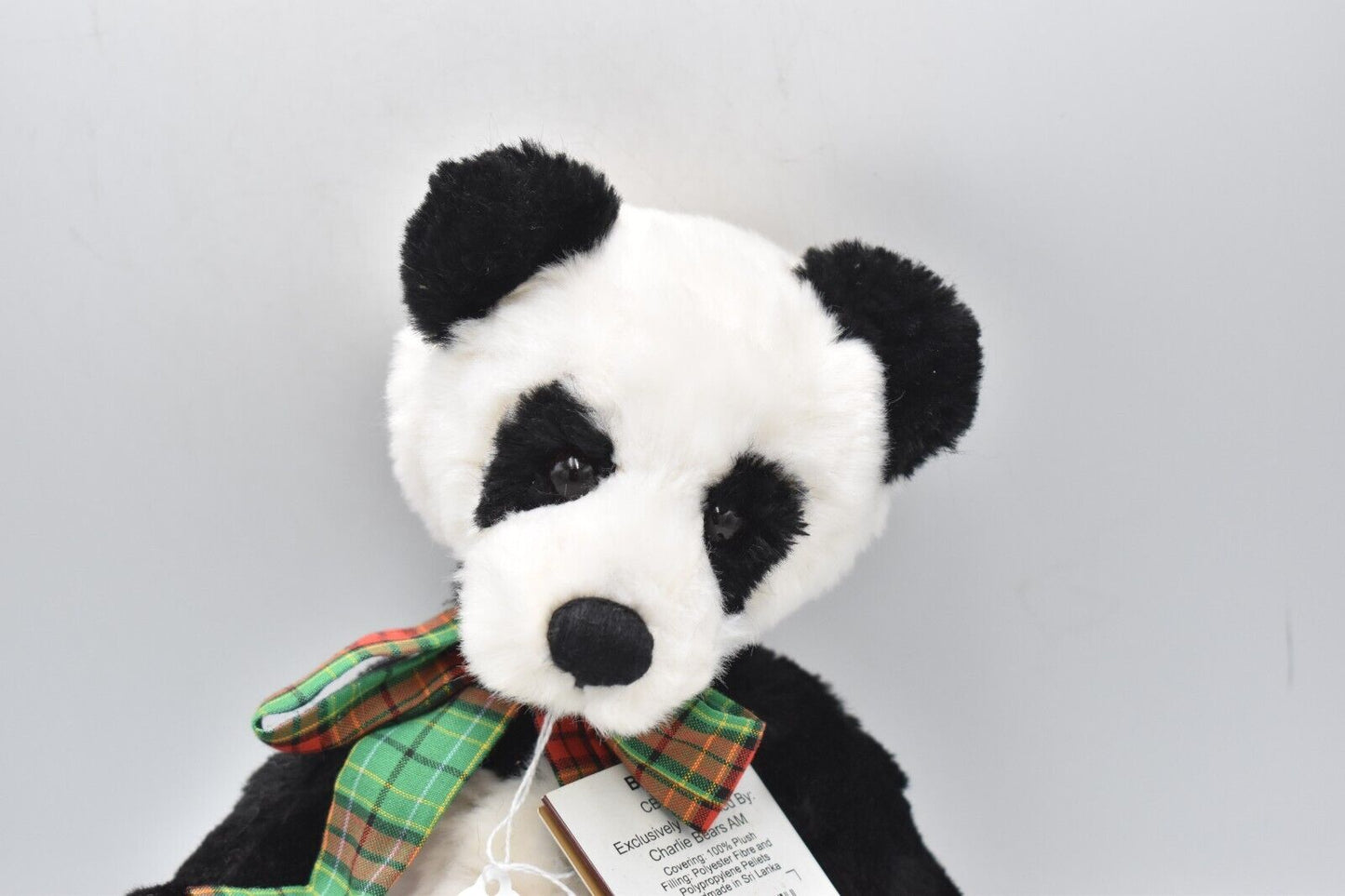 Charlie Bears Bobble Panda Retired & Tagged