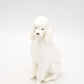 Vintage Lomonosov Poodle Dog Figurine, Statue, Ornament Made in USSR 1970s