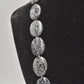 Carolyn Pollack Sterling Silver Snowflake Obsidian Necklace South Western