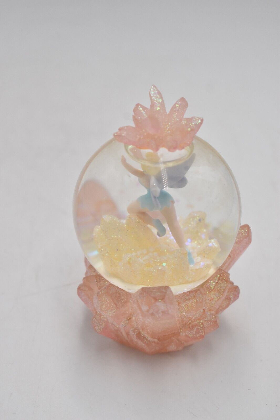 Disney Tinkerbell Mini Snow Globe – Excellent Condition – 4"