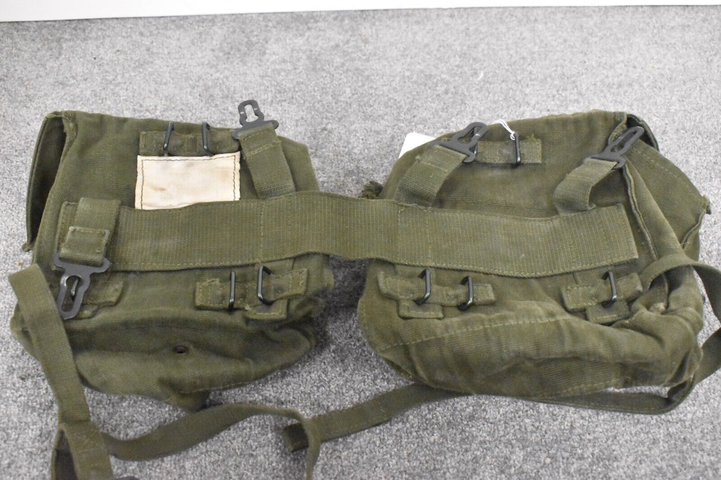 British Army 58 Pattern Webbing Kidney Pouch Set