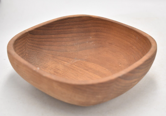 Vintage Wooden Decorative Bowl Wooden Display Bowl