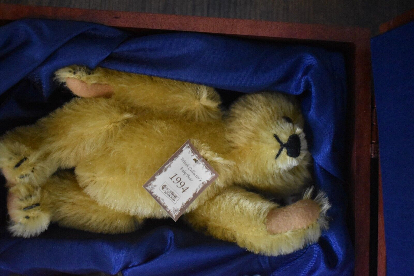 Steiff British Collectors UK Baby Bear Set 1994-1998 Retired 654695 Ltd Edition