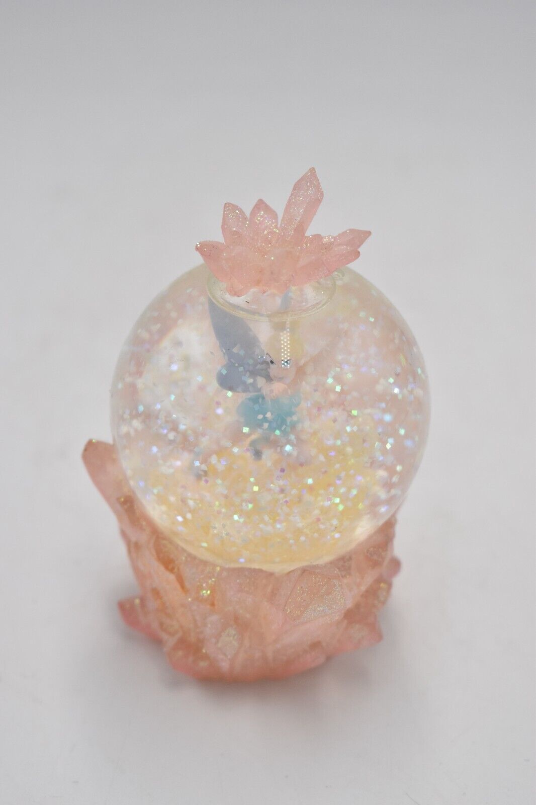 Disney Tinkerbell Mini Snow Globe – Excellent Condition – 4"