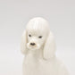 Vintage Lomonosov Poodle Dog Figurine, Statue, Ornament Made in USSR 1970s