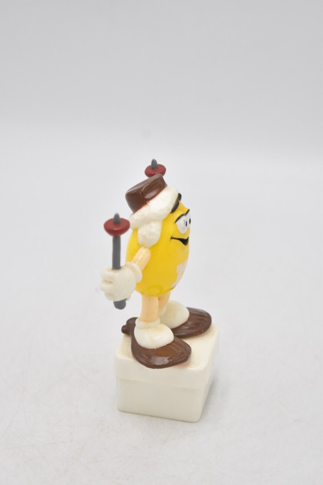 M&M's Yellow Character Snow Shoe Cake Topper