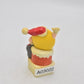 M&M's Yellow Character Christmas Stocking in a Chimney Cake Topper 1993