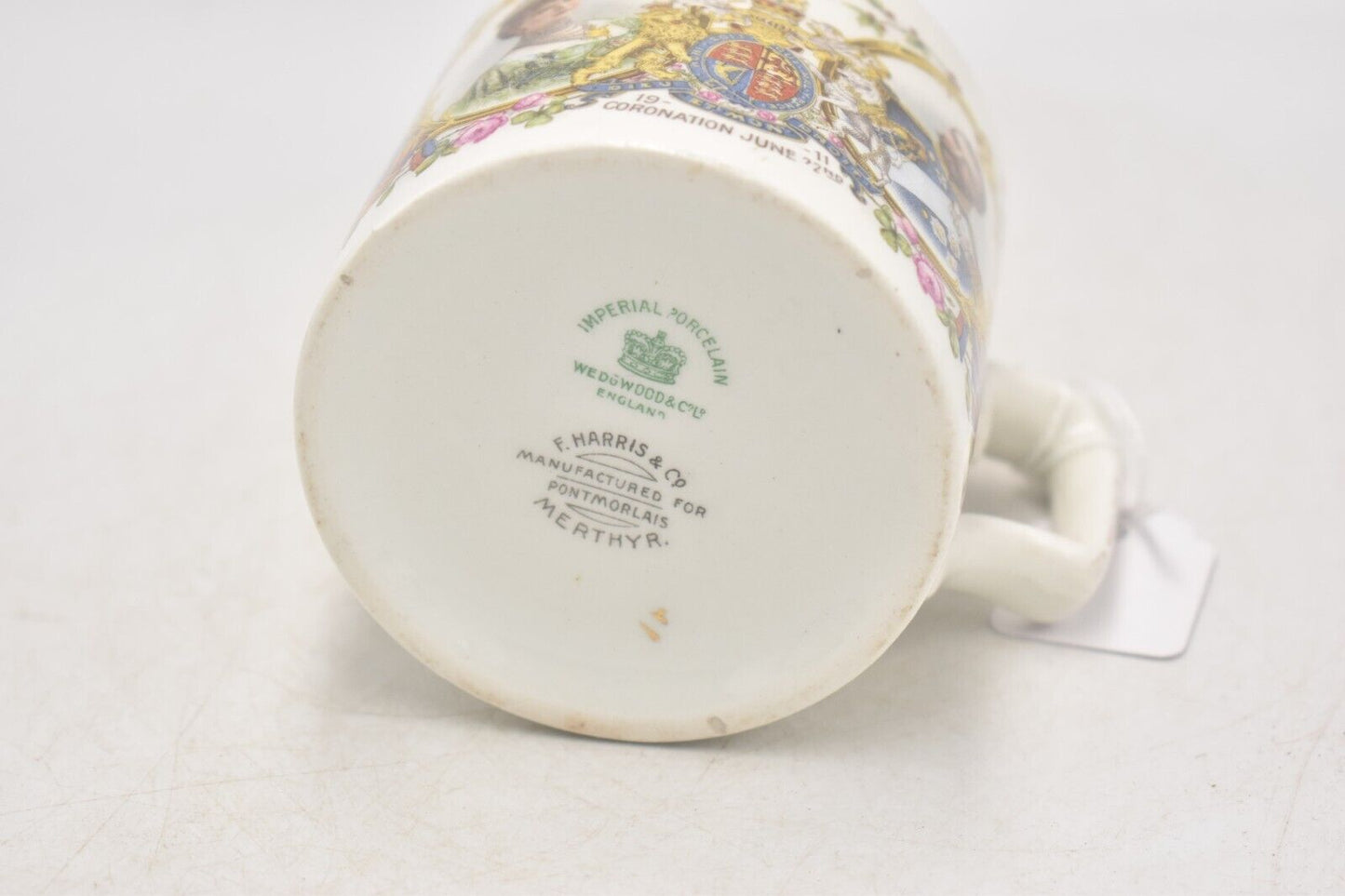 Vintage Wedgwood & Co. Imperial Porcelain George V Coronation Mug