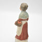 Vintage Old Lady Figurine Statue Ornament Ceramic