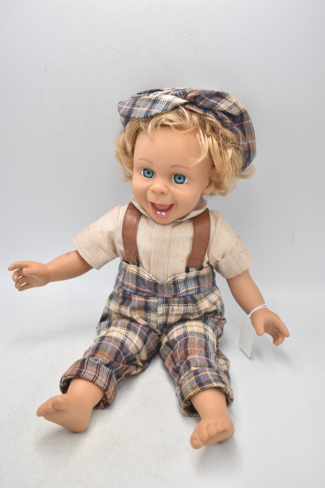 Vintage Spanish Expressions Doll Baby Boy Hard Plastic With Teeth