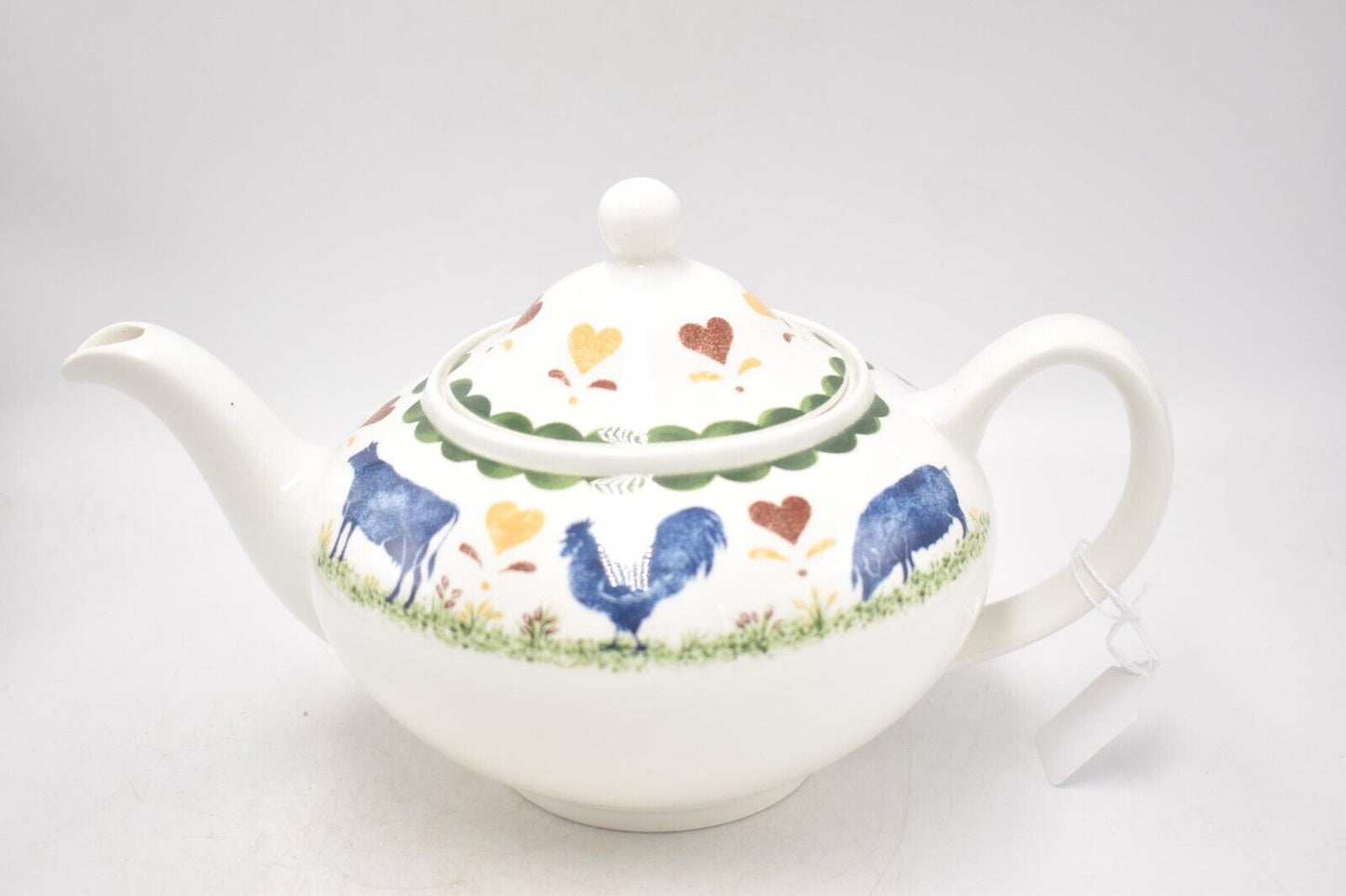 Vintage Wood & Sons Farm Teapot Novelty Decorative Ceramic