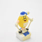 M&M's Yellow Character Skier Cake Topper 1993