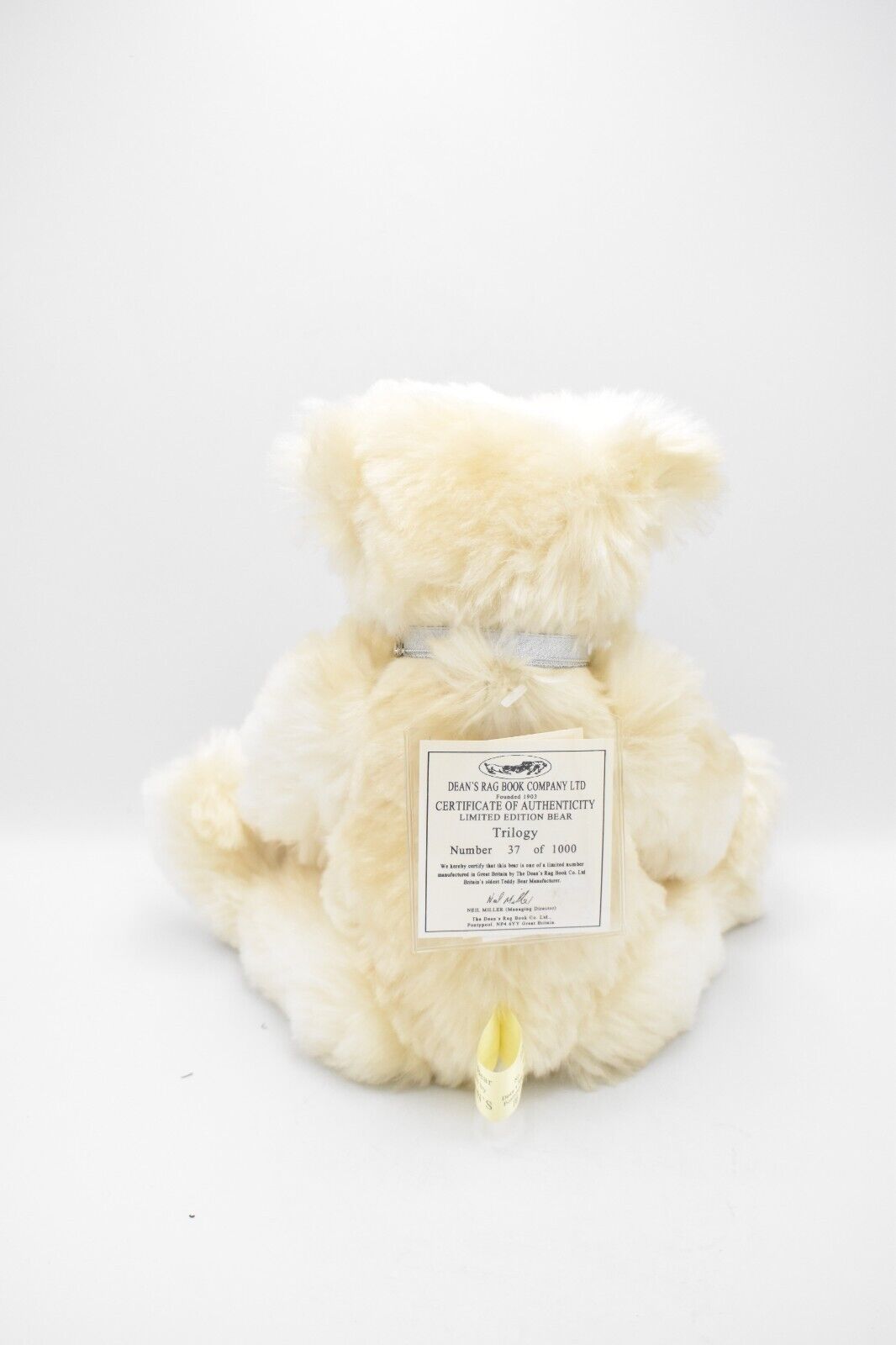 Deans Rag Book Co Trilogy Teddy Bear Retired & Tagged