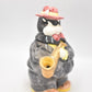 Vintage 1993 Fitz & Floyd Omnibus Saxophone Playing Cow Teapot Decorative