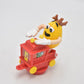 M&M's Yellow Character Reindeer on a Christmas Train Cake Topper 2005