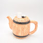 Vintage Novelty Pub Barrell Teapot Decorative Collectible