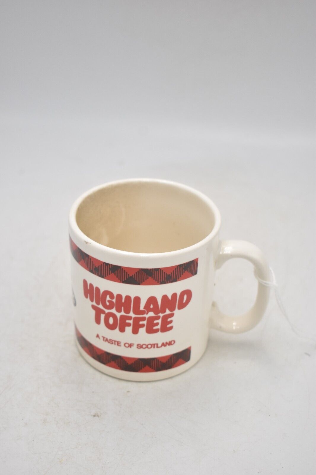 Vintage Highland Toffee McCowans Coffee Mug Tea Cup Advertising Collectible