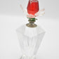 Vintage 3D Rose Glass Decorative Perfume Bottle