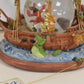 Disney "You Can Fly" Peter Pan & Captain Hook Pirate Ship Musical Snow Globe