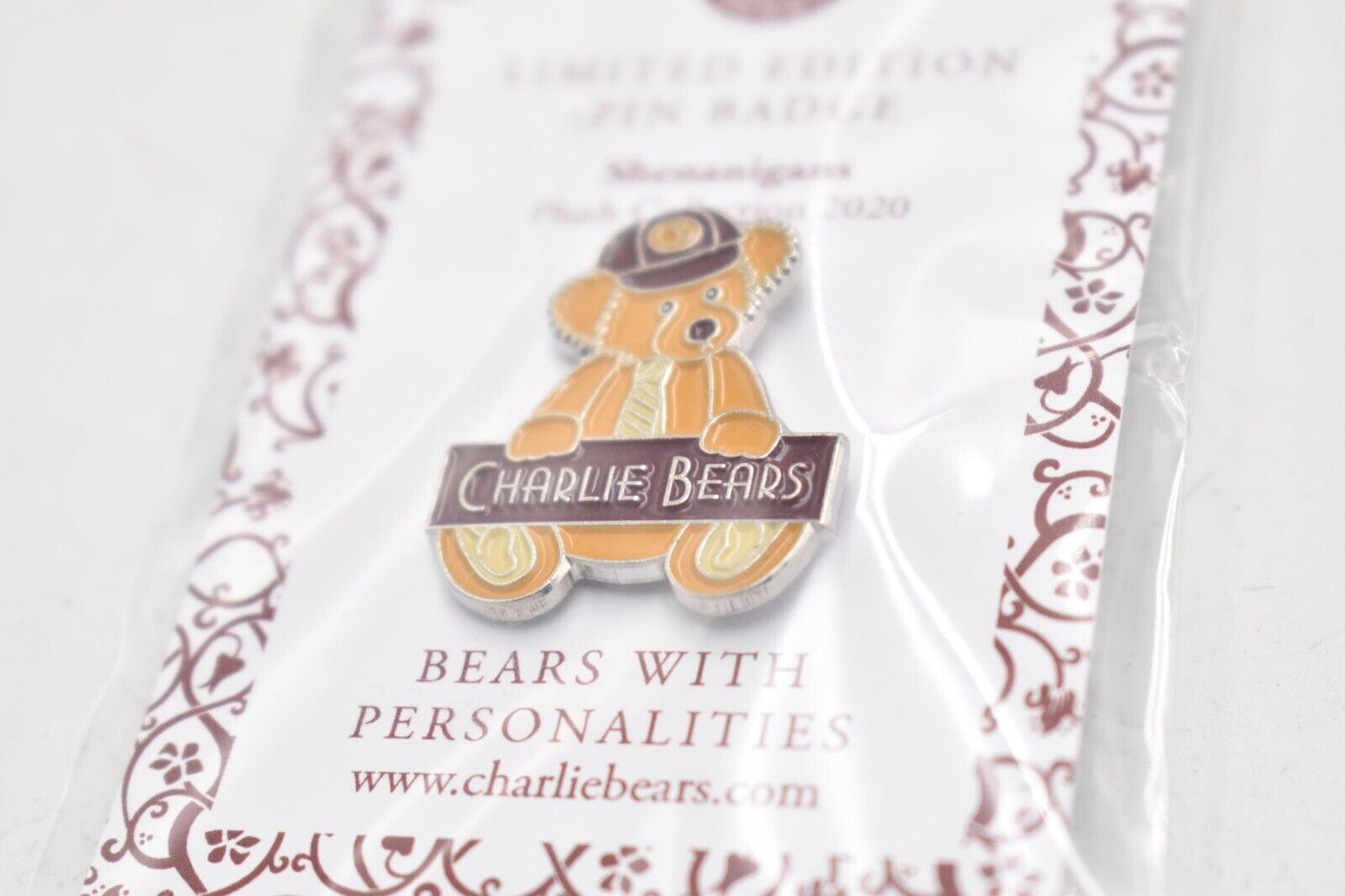 Charlie Bears Shenanigans Pin Badge Limited Edition #248/300