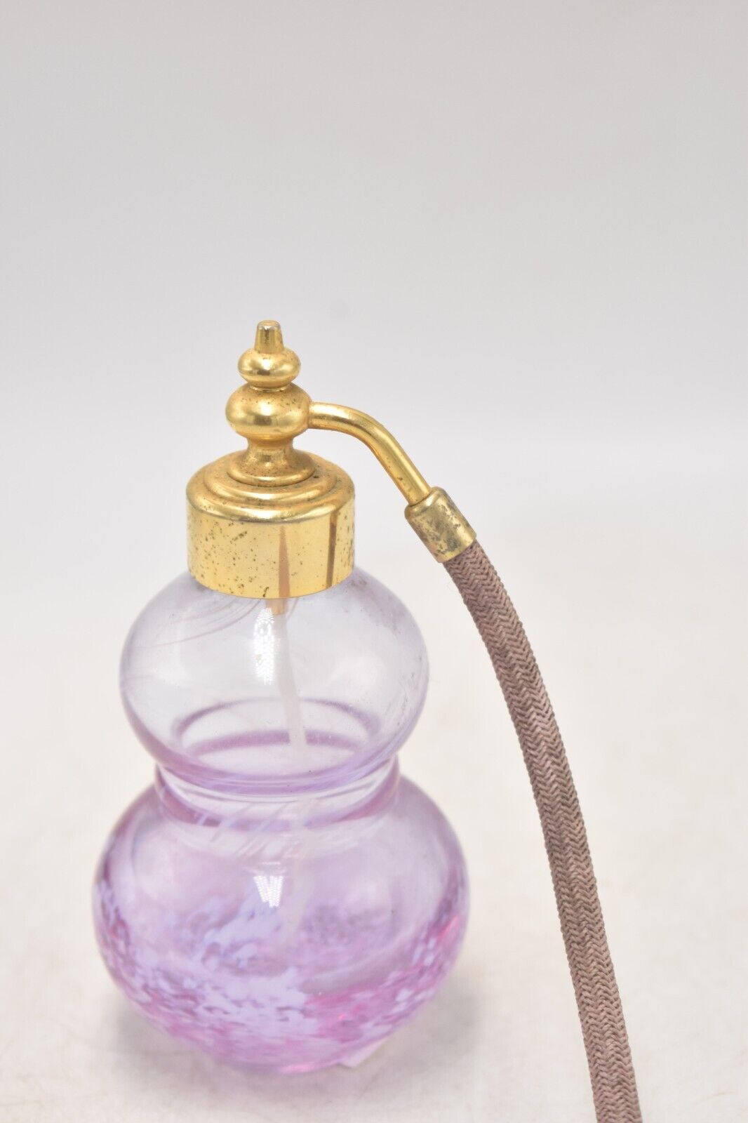 Caithness Glass Fragrance Perfume Bottle Atomiser Purple & White Swirl