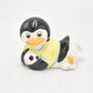 Vintage Penguin Playing Football Figurine Statue Ornament Ceramic