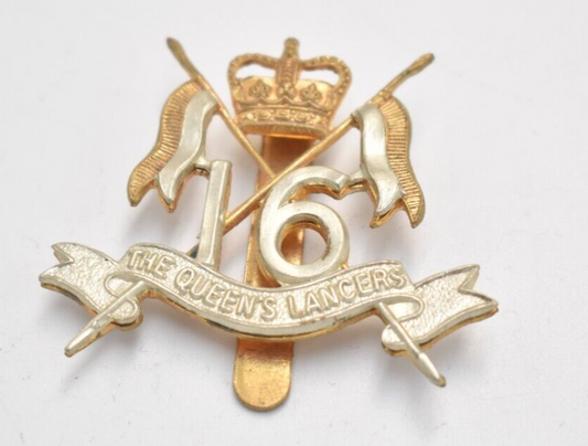 The 16th (The Queen's) Lancers British Military Army Cap Badge