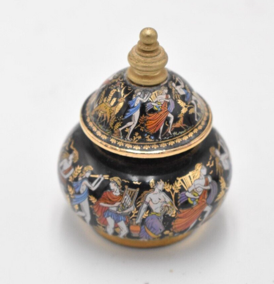 Vintage Venus Series Solid Perfume Bottle Made In Greece Scent Pot