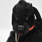 Vintage Hermann Poodle Black Mohair Jointed, Glass Eyes Dog Teddy Bear