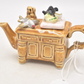 Vintage Toy Box Teapot Novelty Decorative Collectible