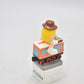 M&M's Yellow Peanut Character 2nd Class Train Carriage Cake Topper