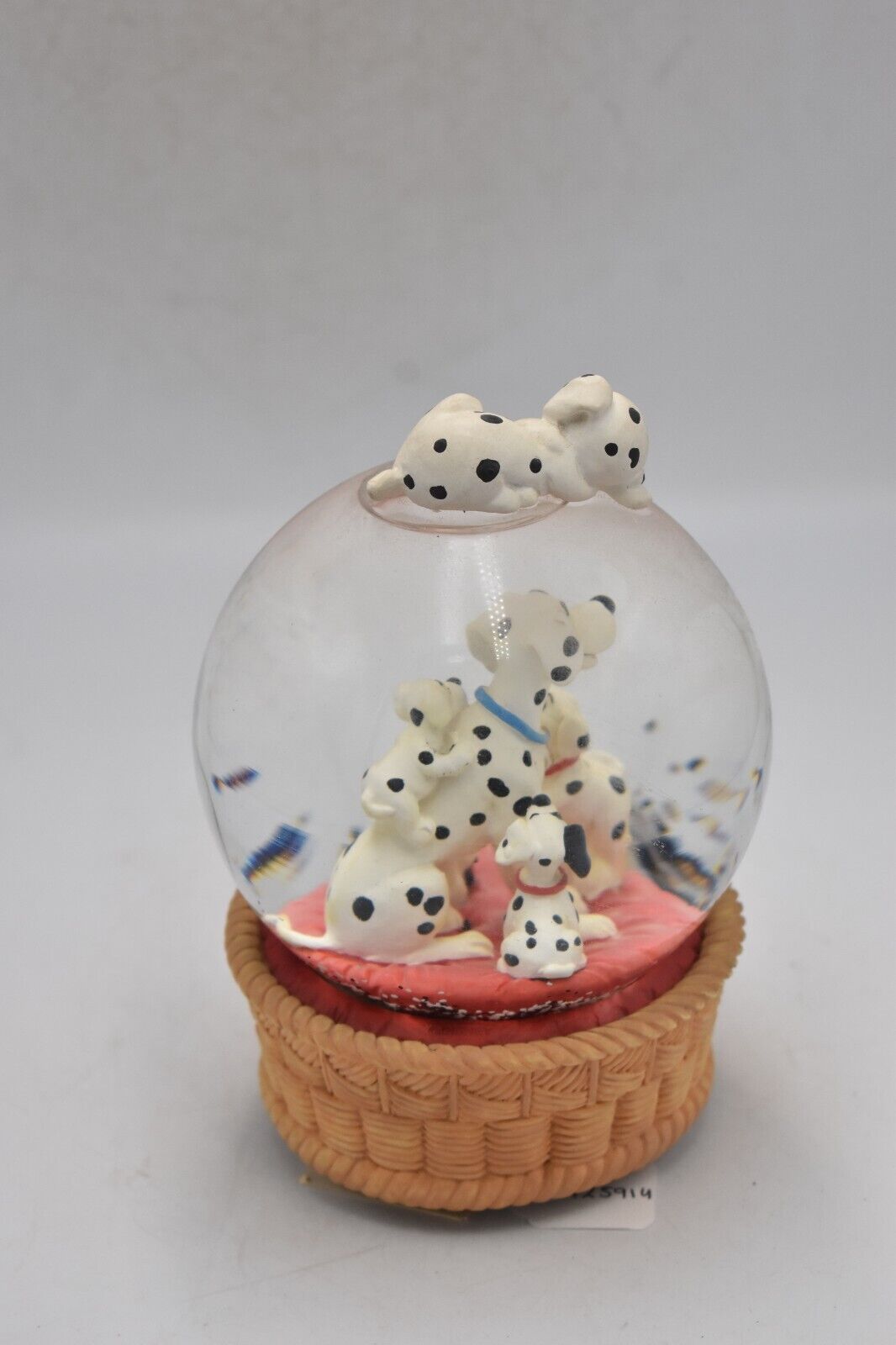 Disney 101 Dalmatians Musical Snow Globe – “Doggie in the Window” Tune