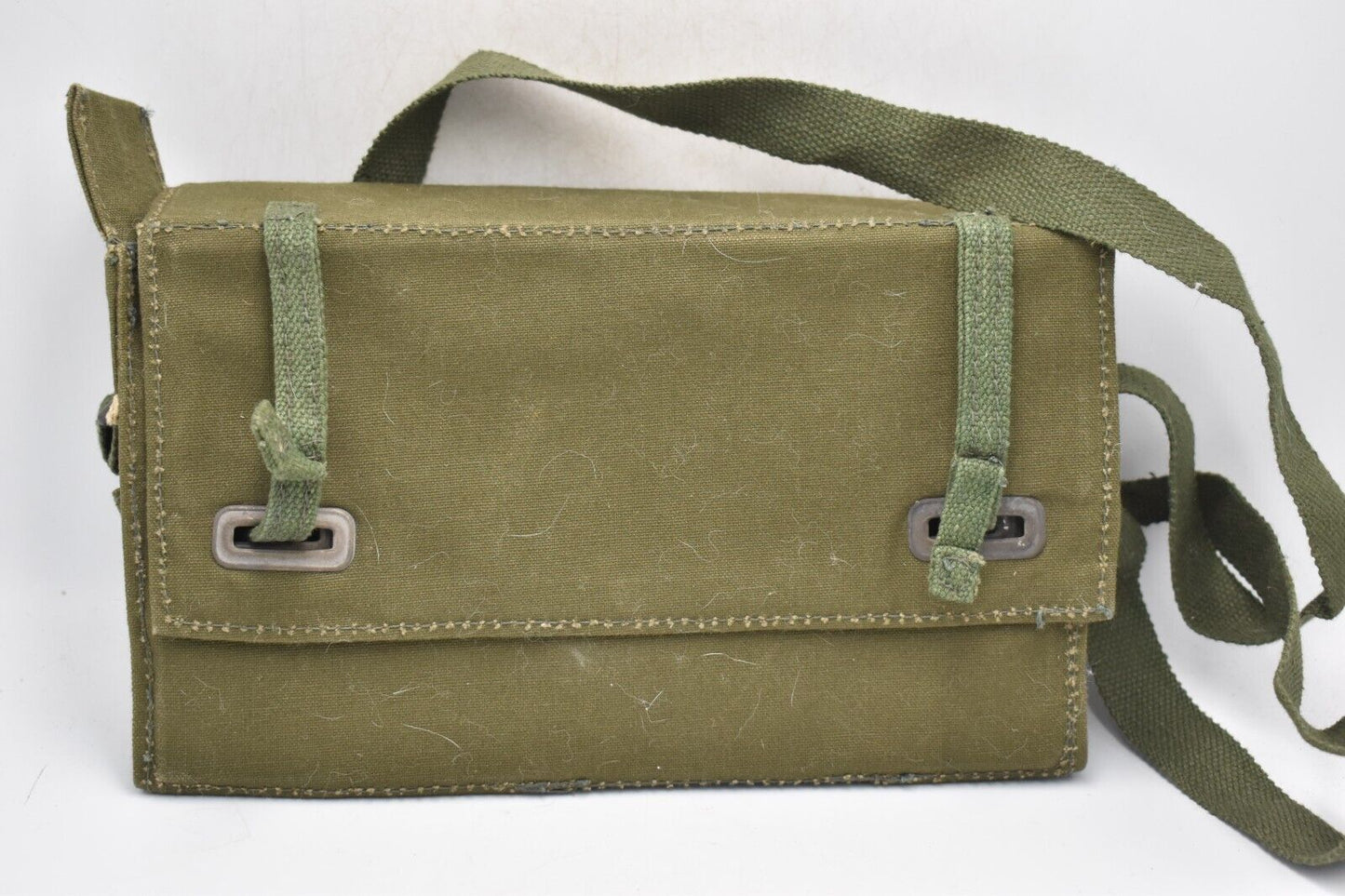 Vintage British Army NBC Vapour Detector Kit Bag – Dated 1956