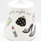 Vintage Girl's Night Out Ceramic Money Box Piggy Bank Coin Bank