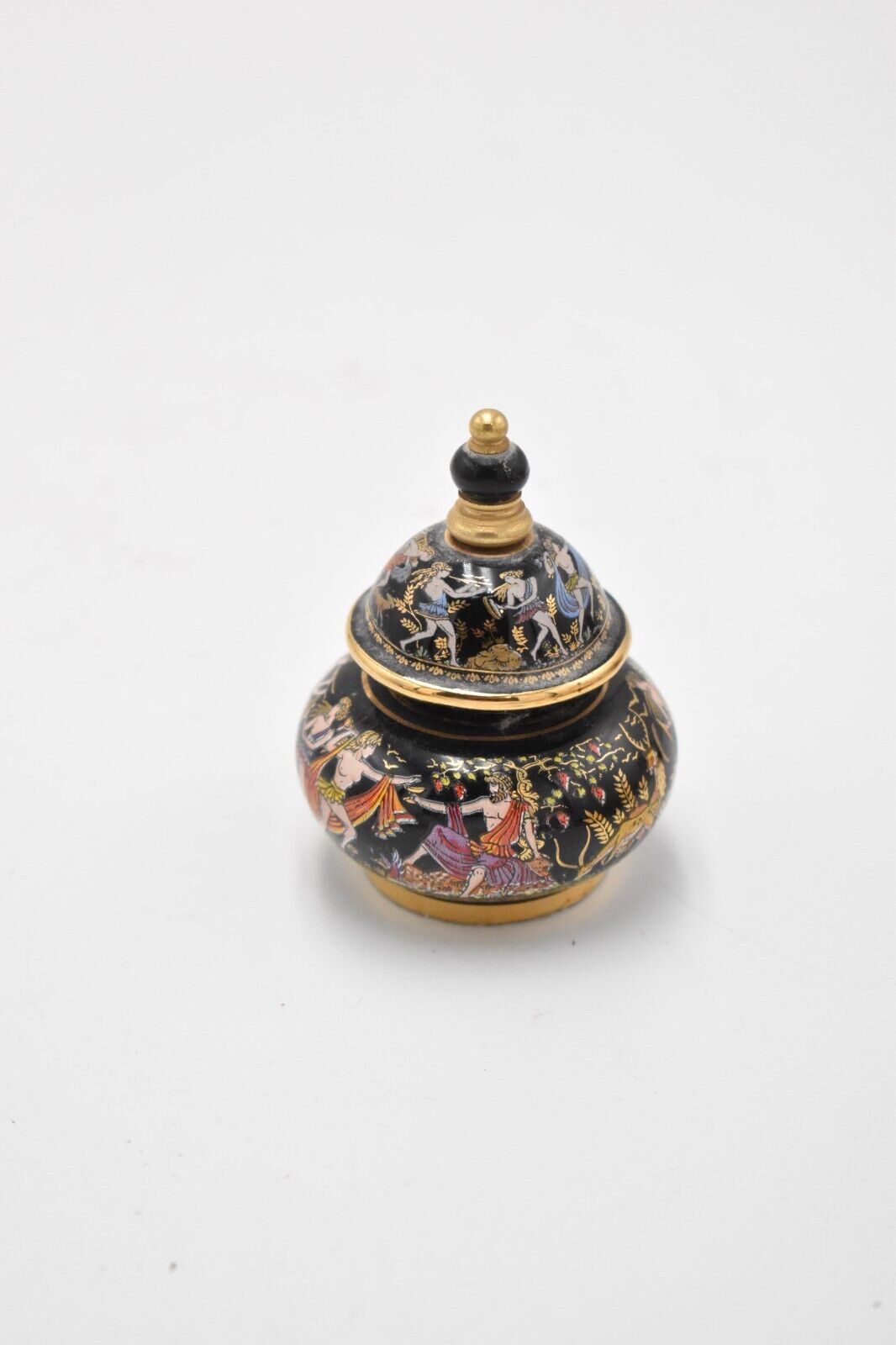 Vintage Venus Series Solid Perfume Bottle Made In Greece Scent Pot