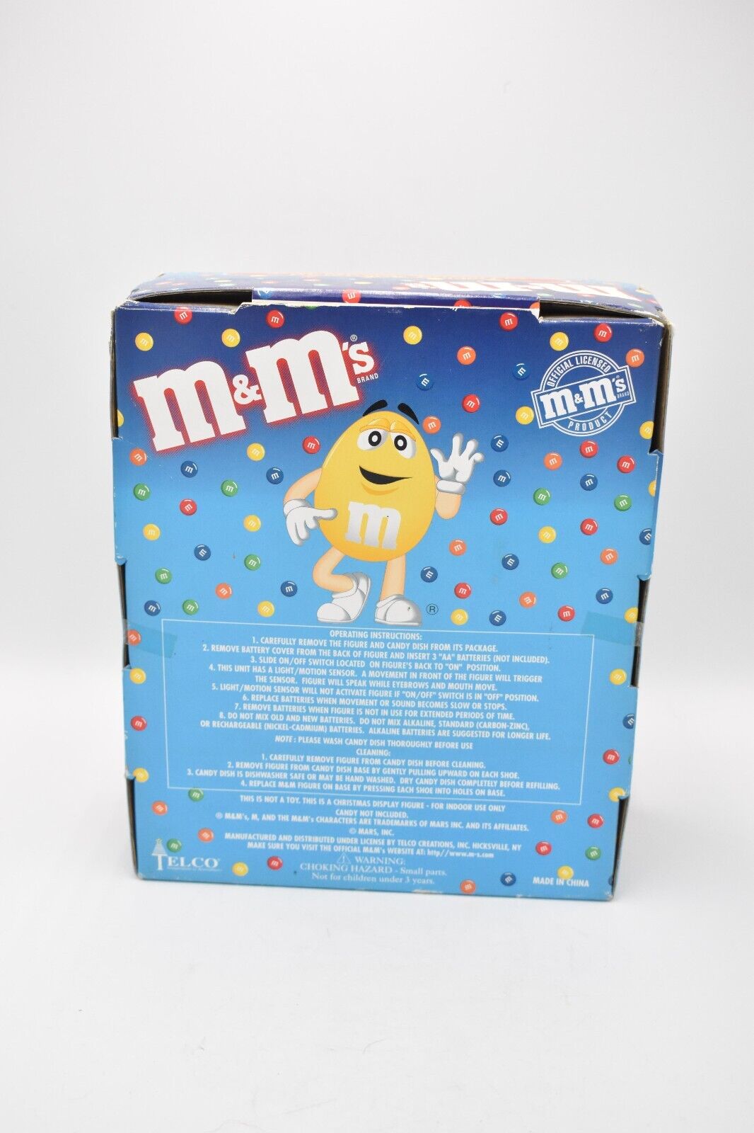M&M Christmas Collectible Talking Animated Christmas Candy