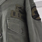 Vintage US Army OG-107 Fatigue Shirt Vietnam Era Patches Medic & 84th Division