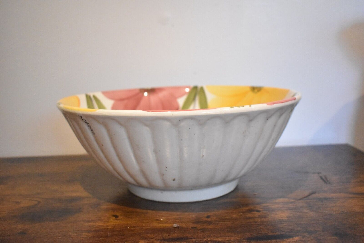 Vintage Italian Hand Painted Ceramic Serving Bowl Serving Dish