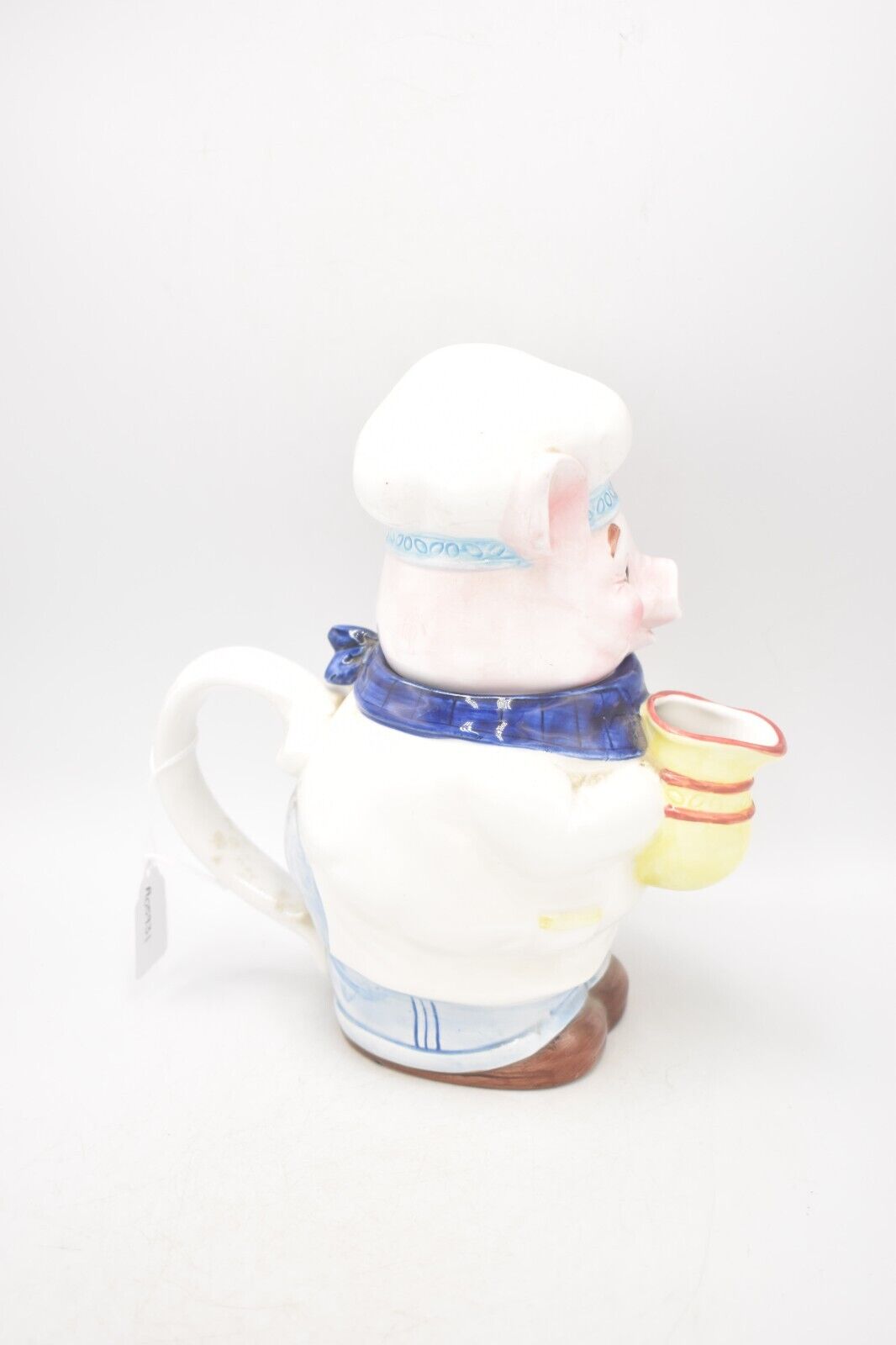 Vintage Novelty Chef Pig Teapot Decorative Collectible