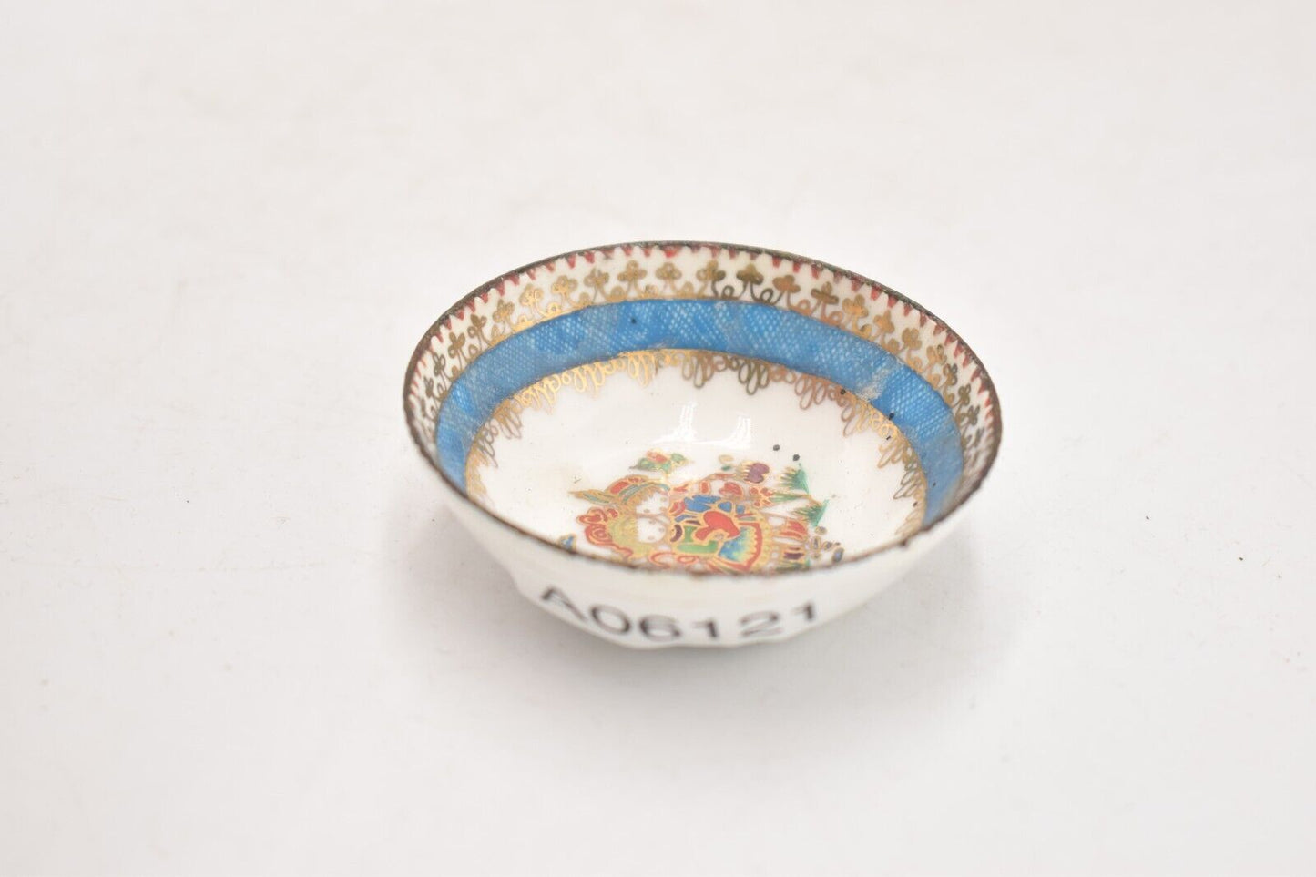 Vintage Handmade Austrian Ceramic Miniature Bowl Decorative Collectible