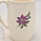 Vintage Sylvac Clematis Floral Earthenware Mug No 2945 Decorative