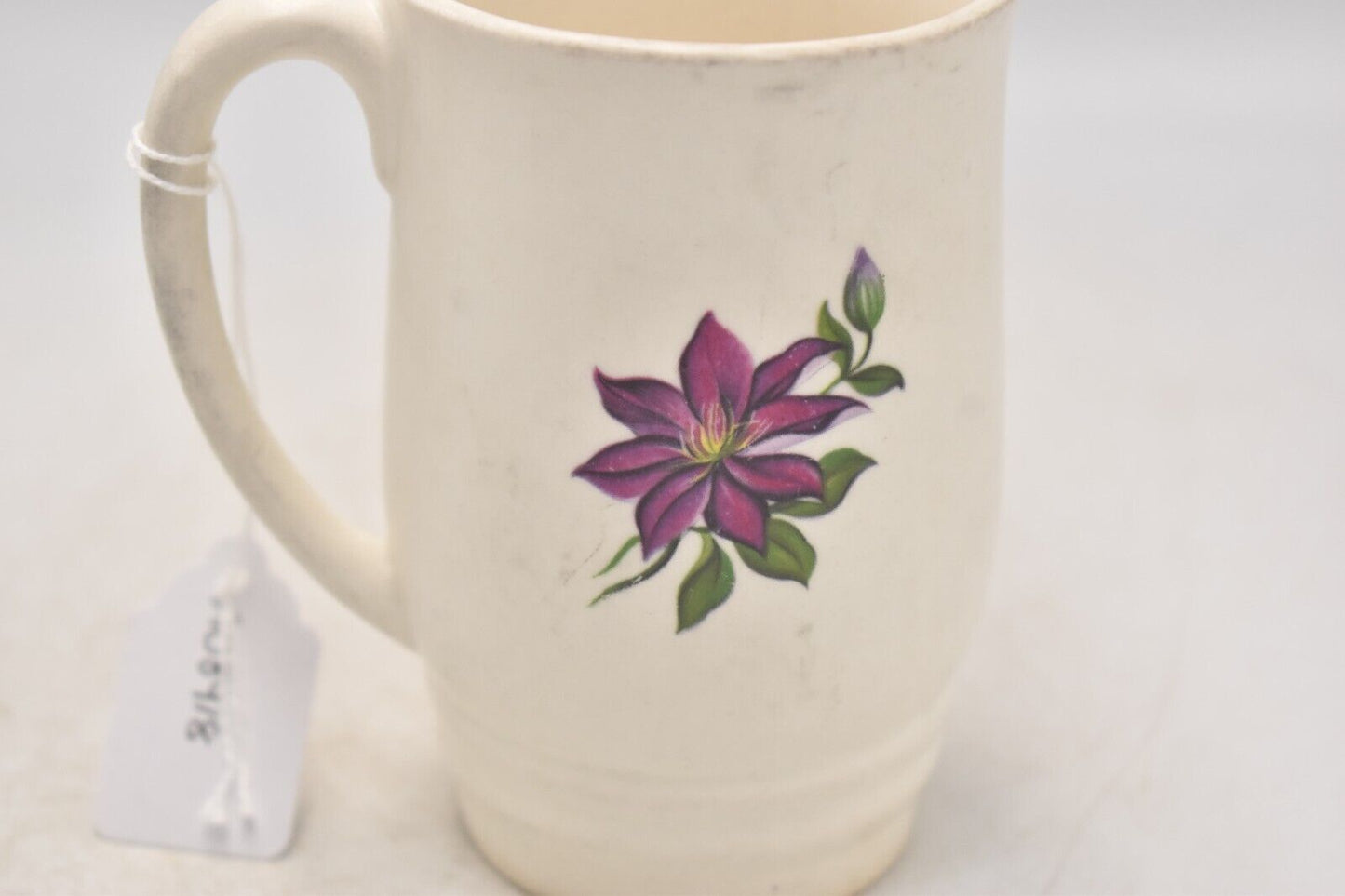 Vintage Sylvac Clematis Floral Earthenware Mug No 2945 Decorative