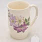 Vintage Sylvac Clematis Floral Earthenware Mug No 2945 Decorative