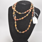 Vintage Retro Multi Colour Beaded Ladies Long Necklace Costume Jewellery 60cm